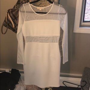 White long sleeve dress size Medium